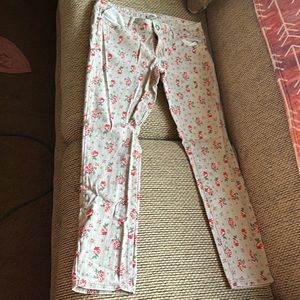 Size 14, Junior area purchased, cream based colored jeans